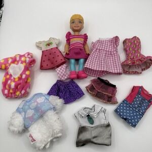 Barbie Kellie Chelsea Doll & Similar‎ Doll Clothes Dress Skirts Shoes & Doll